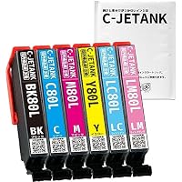 Amazon.co.jp: C-JETANK インクカートリッジ IC6CL80L 「 とうもろこし
